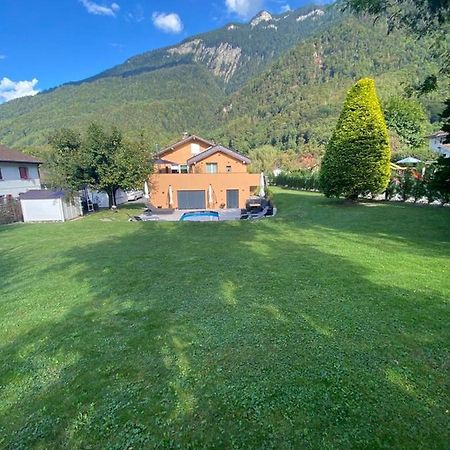Appartement Moderne Avec Terrasse Et Piscine A Chatel Sur Bex Extérieur photo
